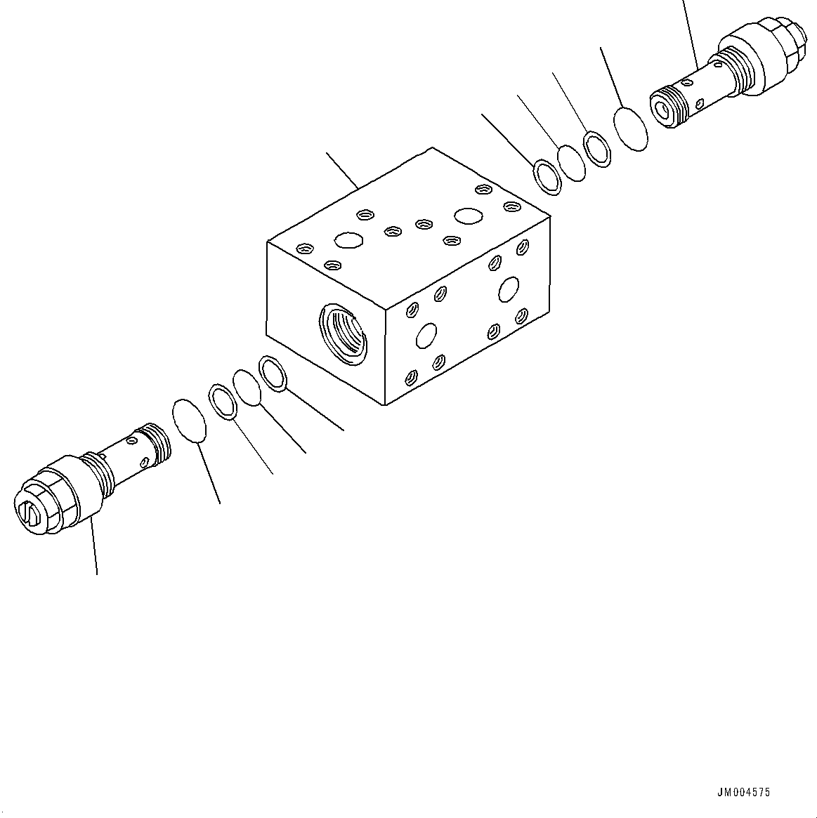 Предохранительный клапан в сборе 706-73-86400 KOMATSU