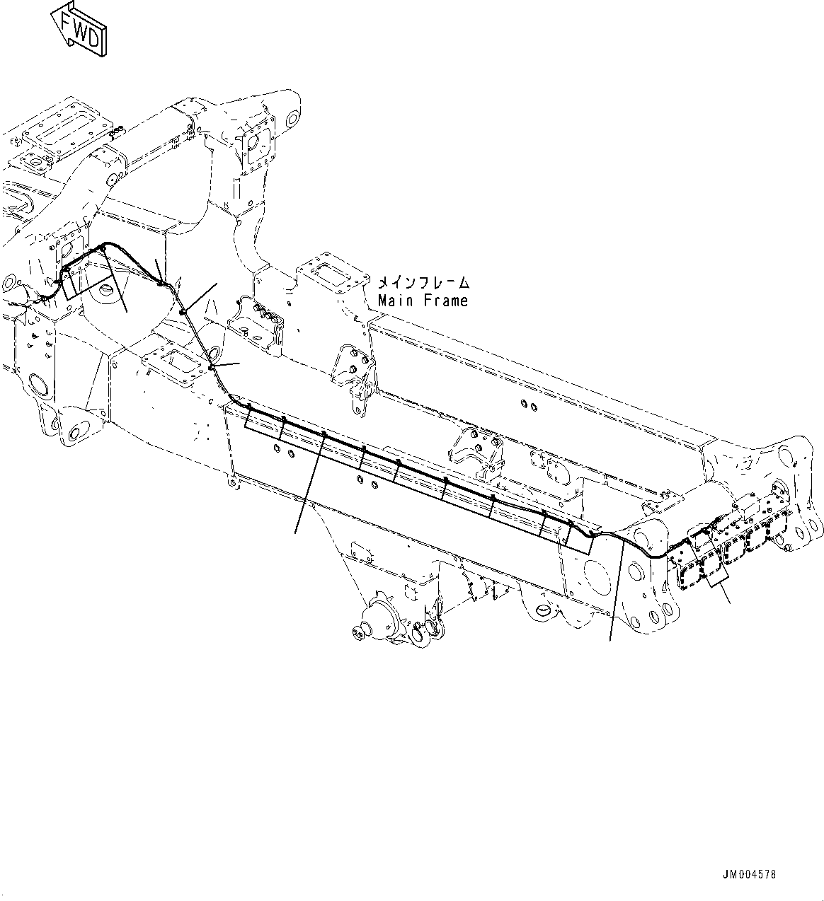 Жгут проводов 569-86-88310 KOMATSU
