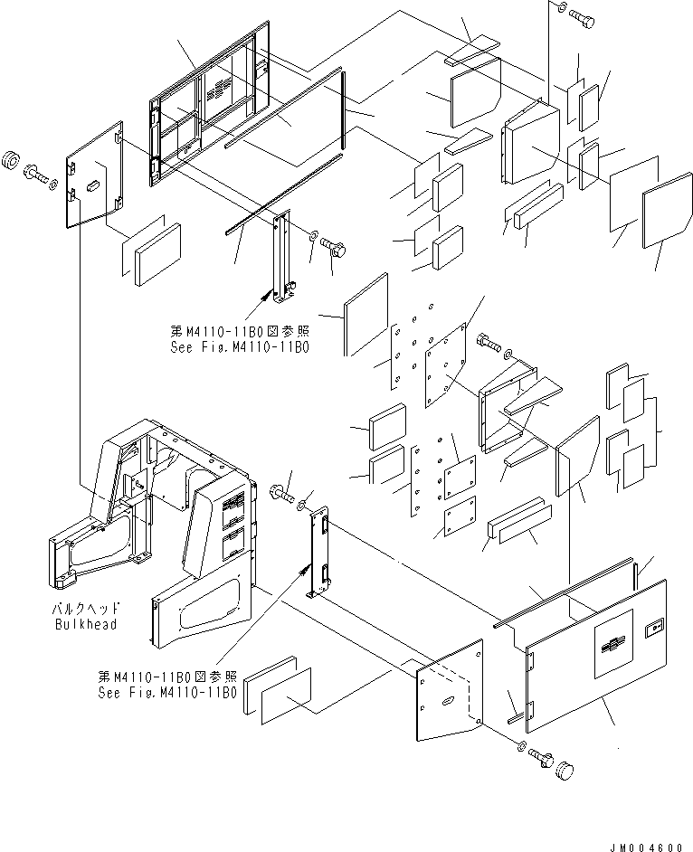 SHEET,L.H. 41E-54-21860 KOMATSU
