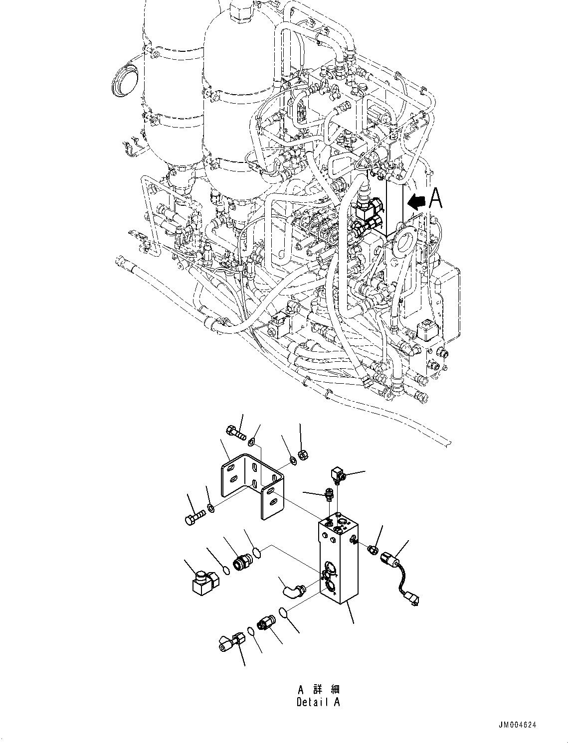 Датчик давления AHPC2470 KOMATSU