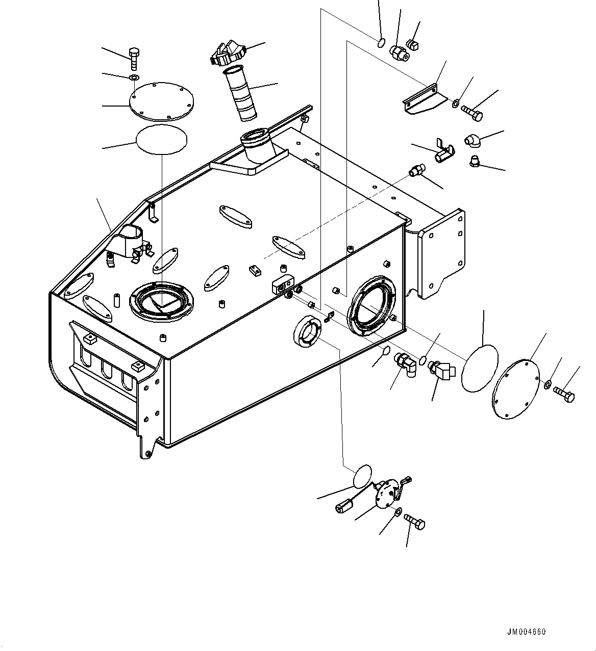 Tank Assembly, Fuel 56B-82-3A200 KOMATSU