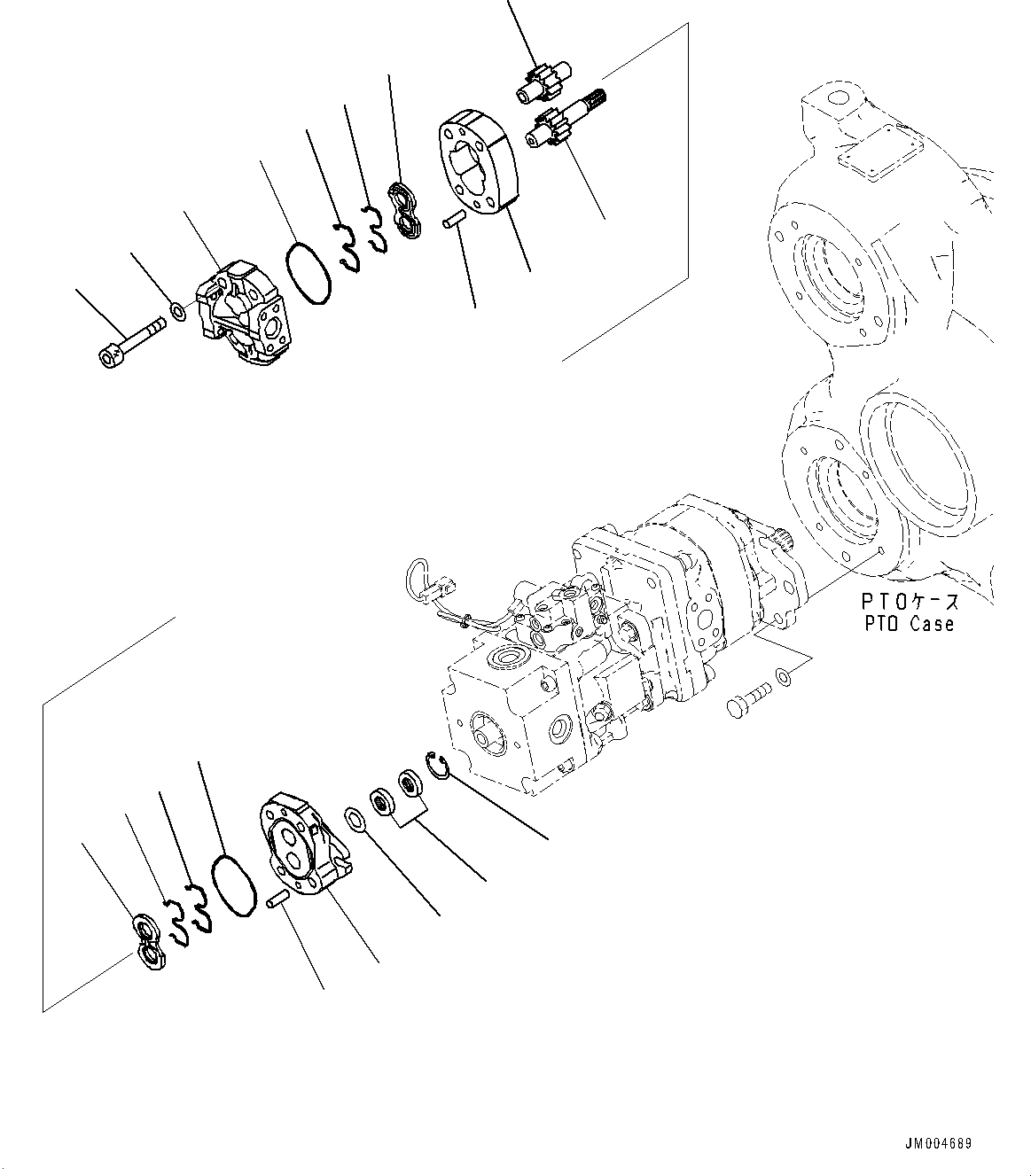 Насос в сборе 705-22-25170 KOMATSU