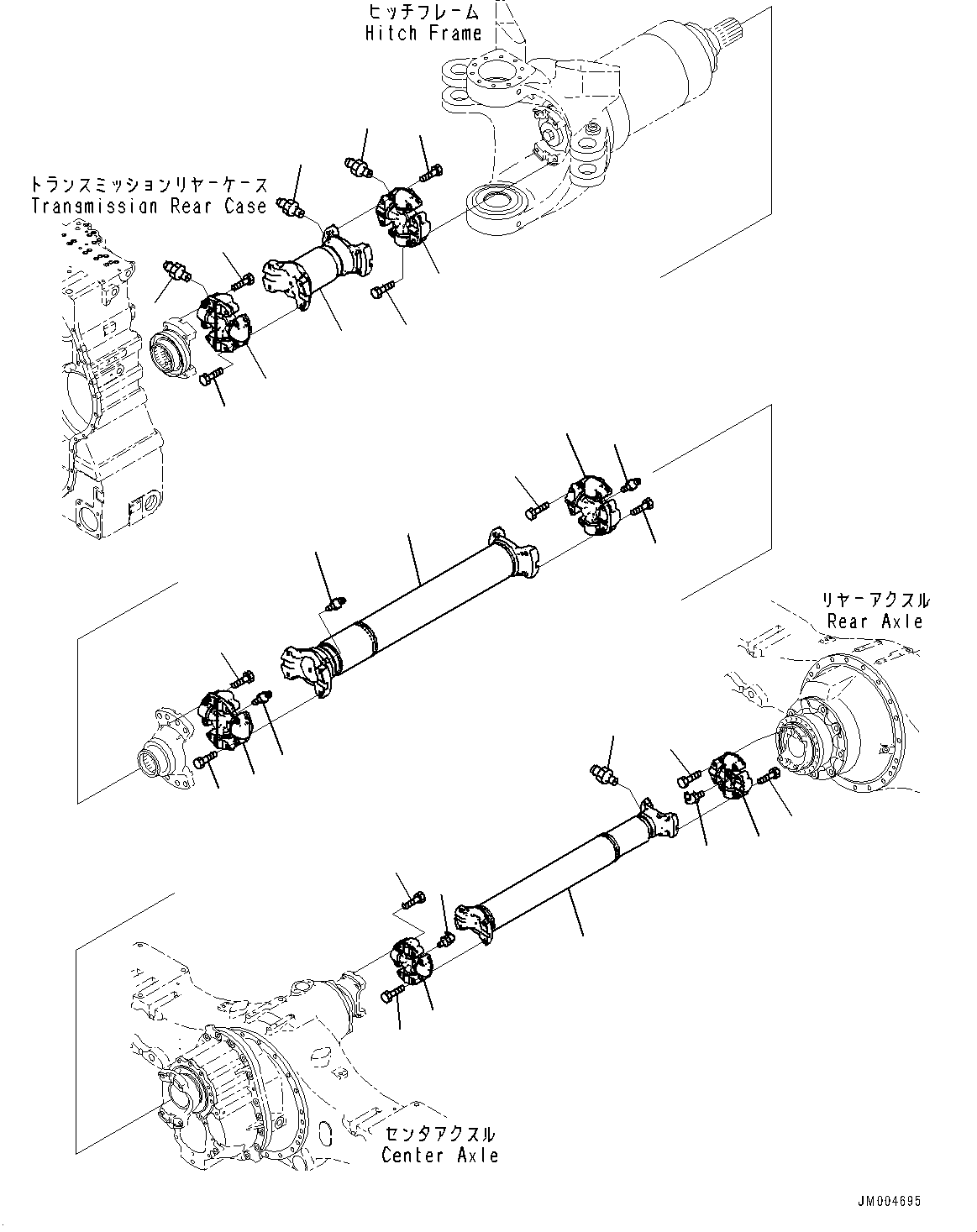 Yoke and Shaft Assembly 56C-20-25920 KOMATSU