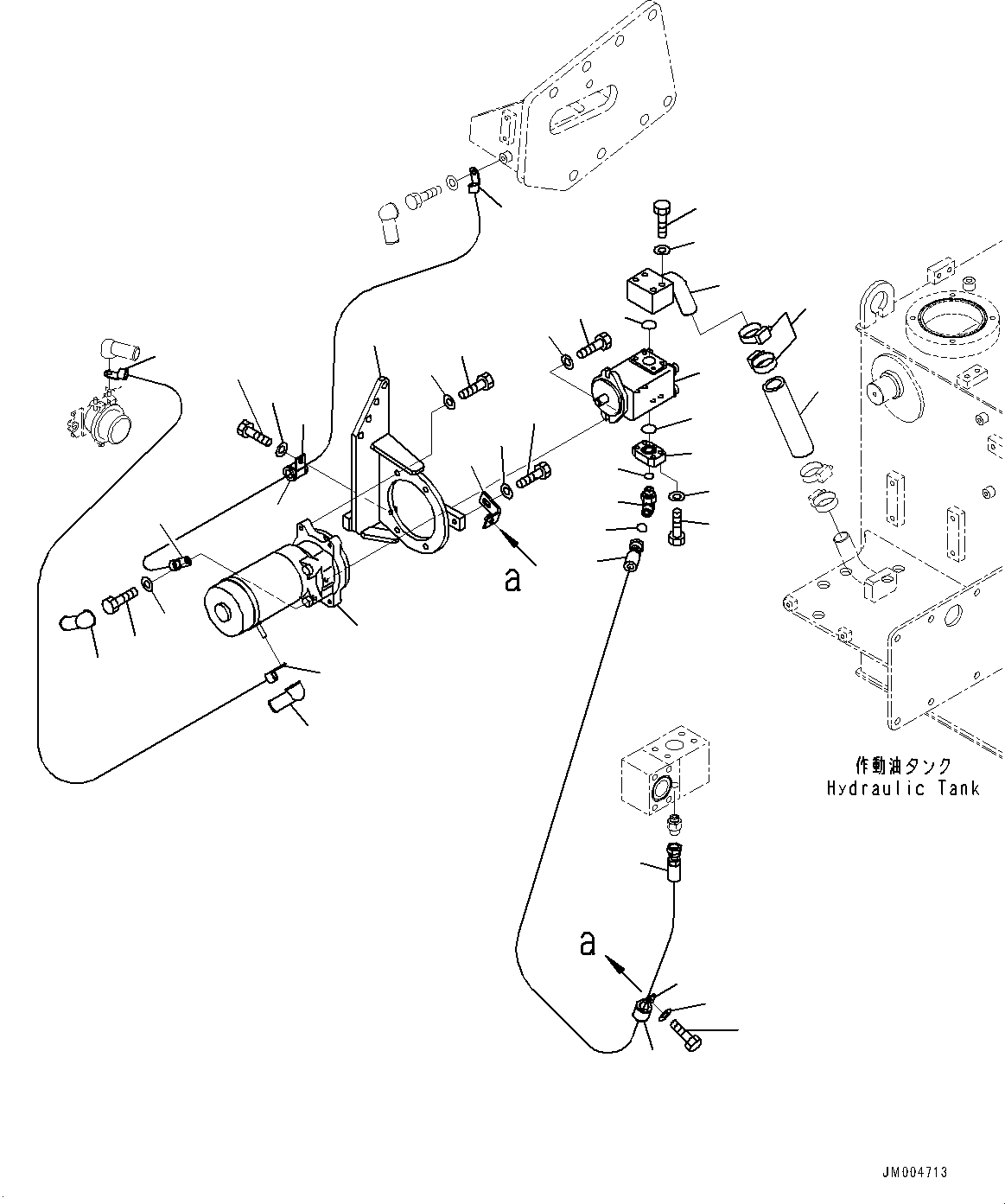 Провод аккумулятора 561-84-83380 KOMATSU