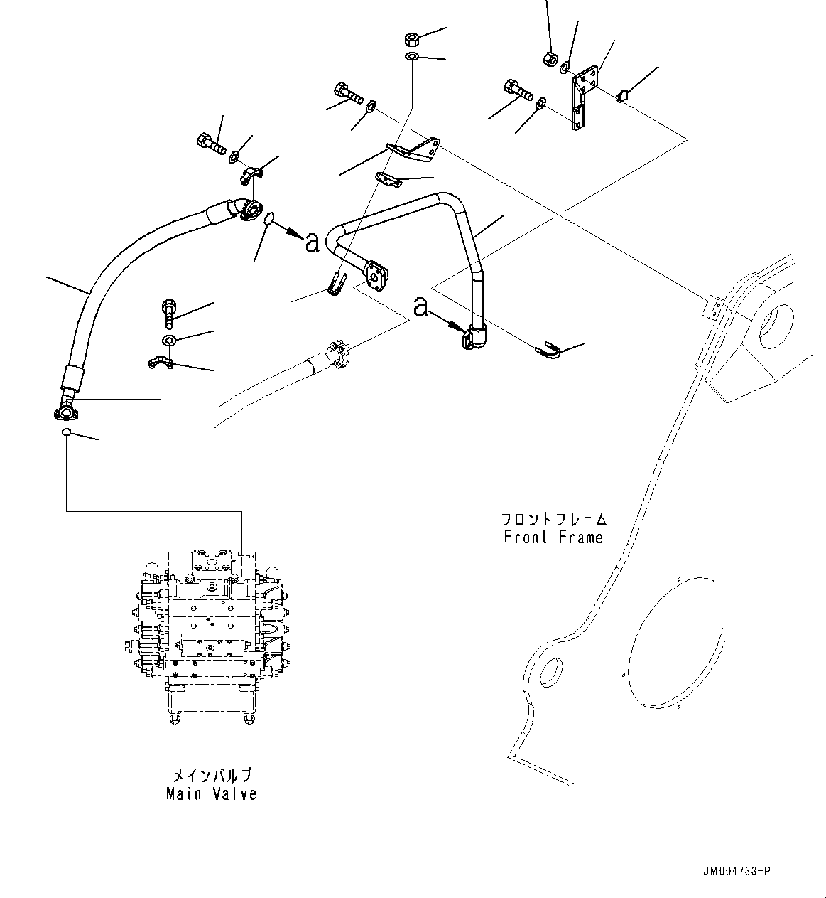 Угольник 07228-41227 KOMATSU