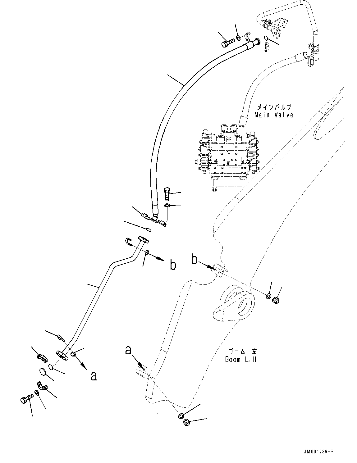 Шланг фланцевого типа 07087-01221 KOMATSU