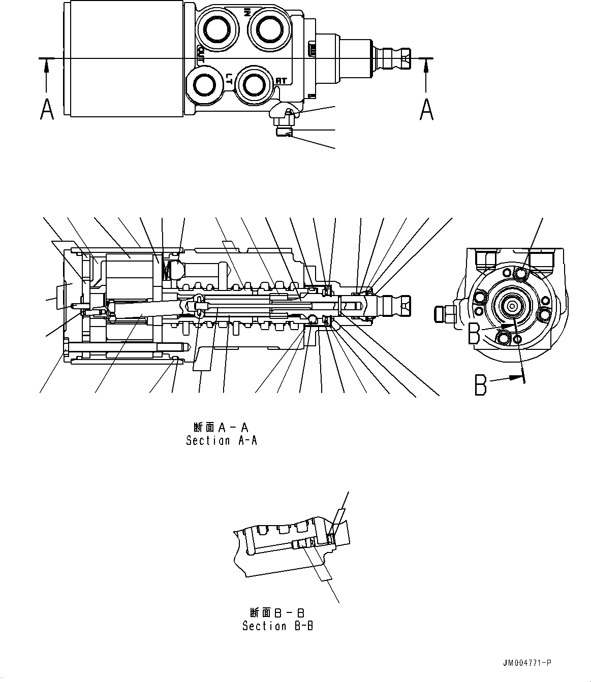 Клапан в сборе 569-40-84301 KOMATSU