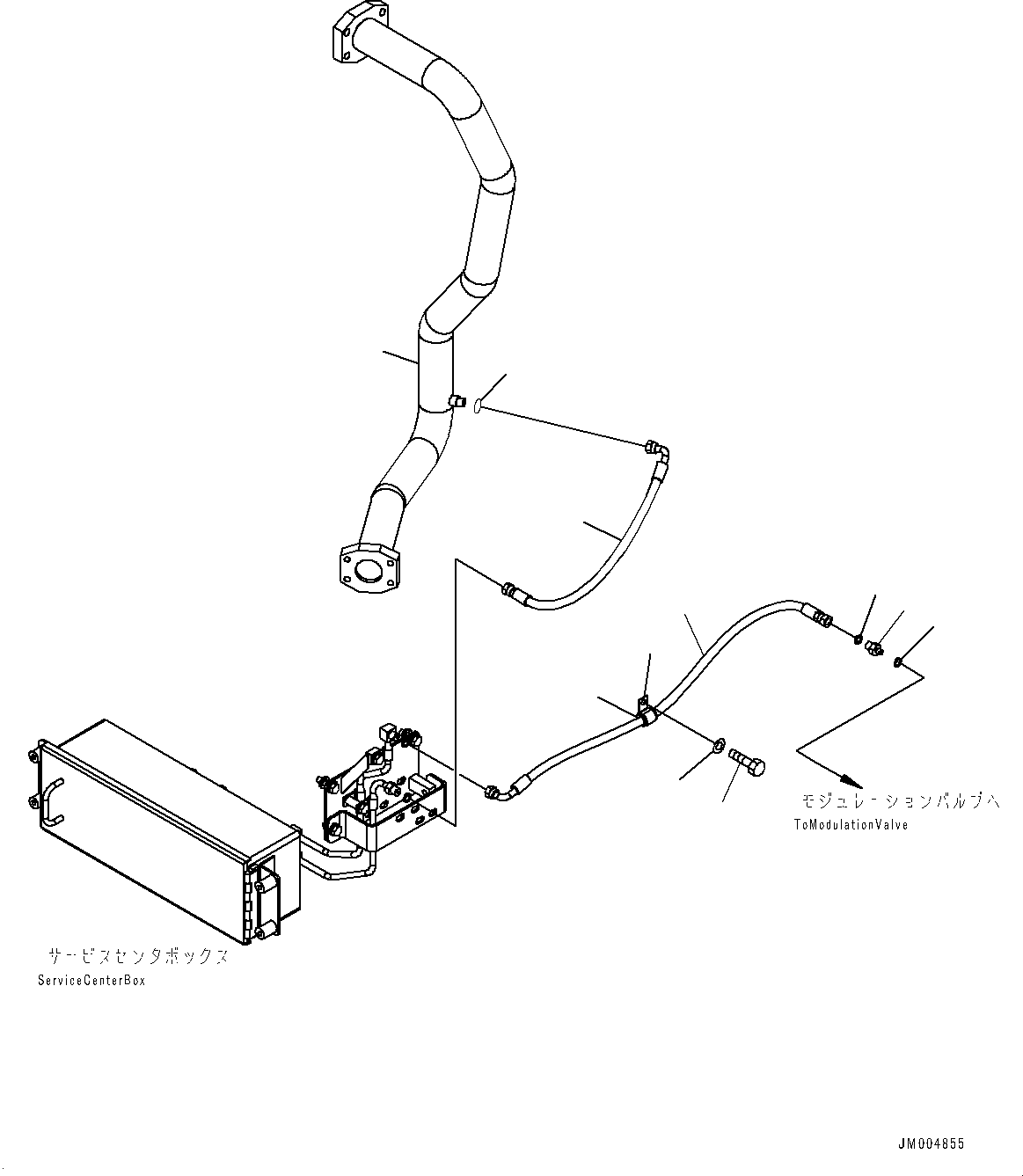 Tube(Hydraulic Piping,Return Piping) (426-Z89-2280) KOMATSU