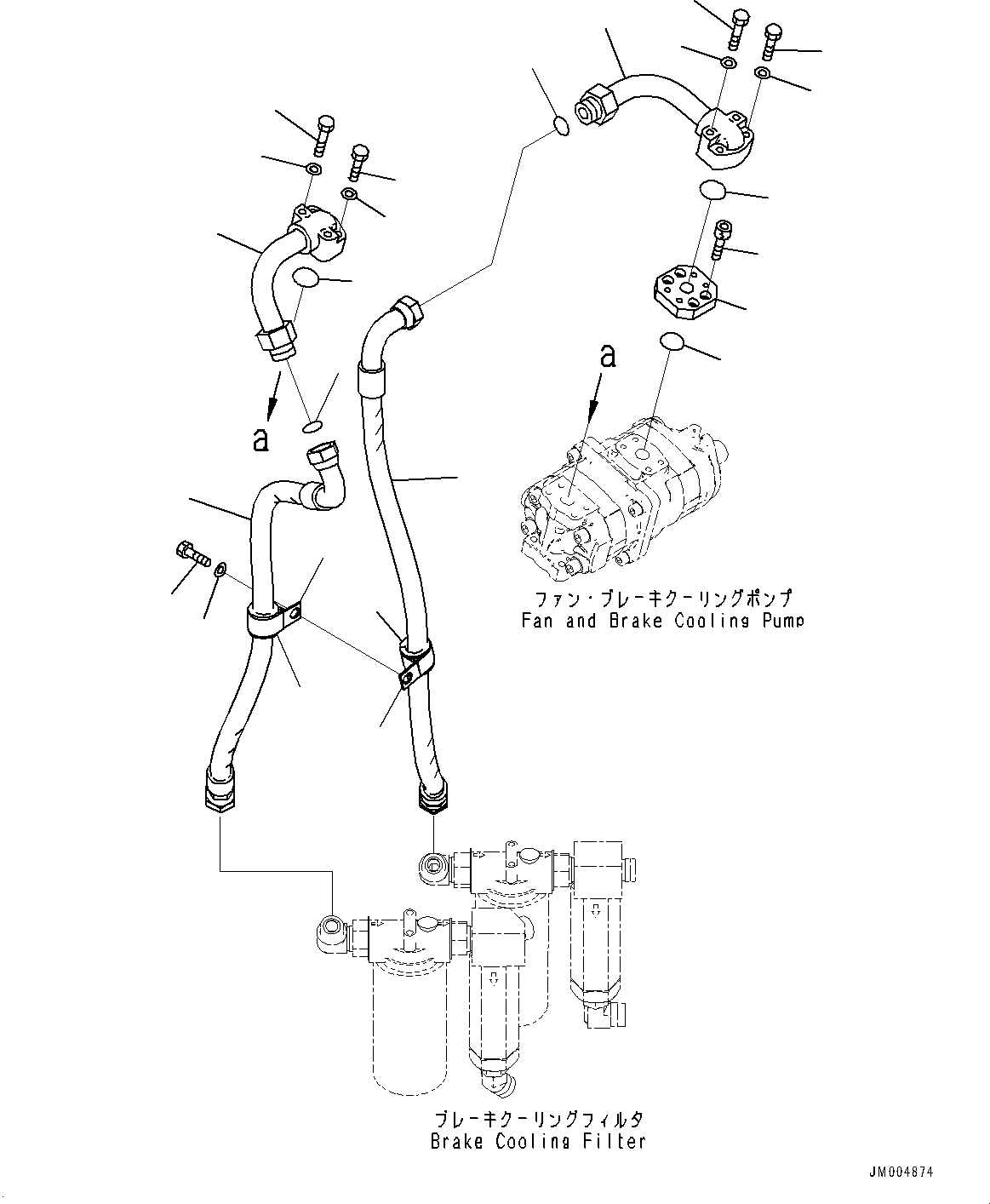 Шланг 425-S05-5170 KOMATSU