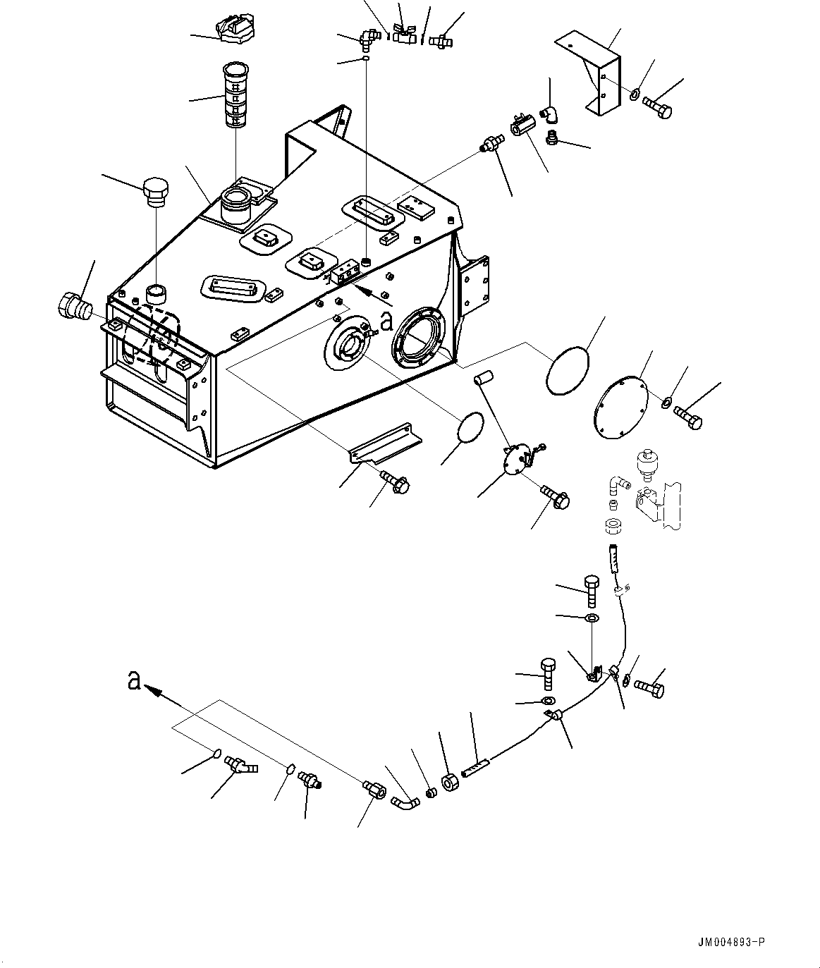 Tank Assembly, Fuel 56B-98-21201 KOMATSU