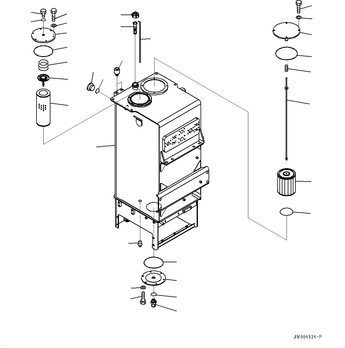 Tank Assembly, Hydraulic Oil 426-Z89-2230 KOMATSU