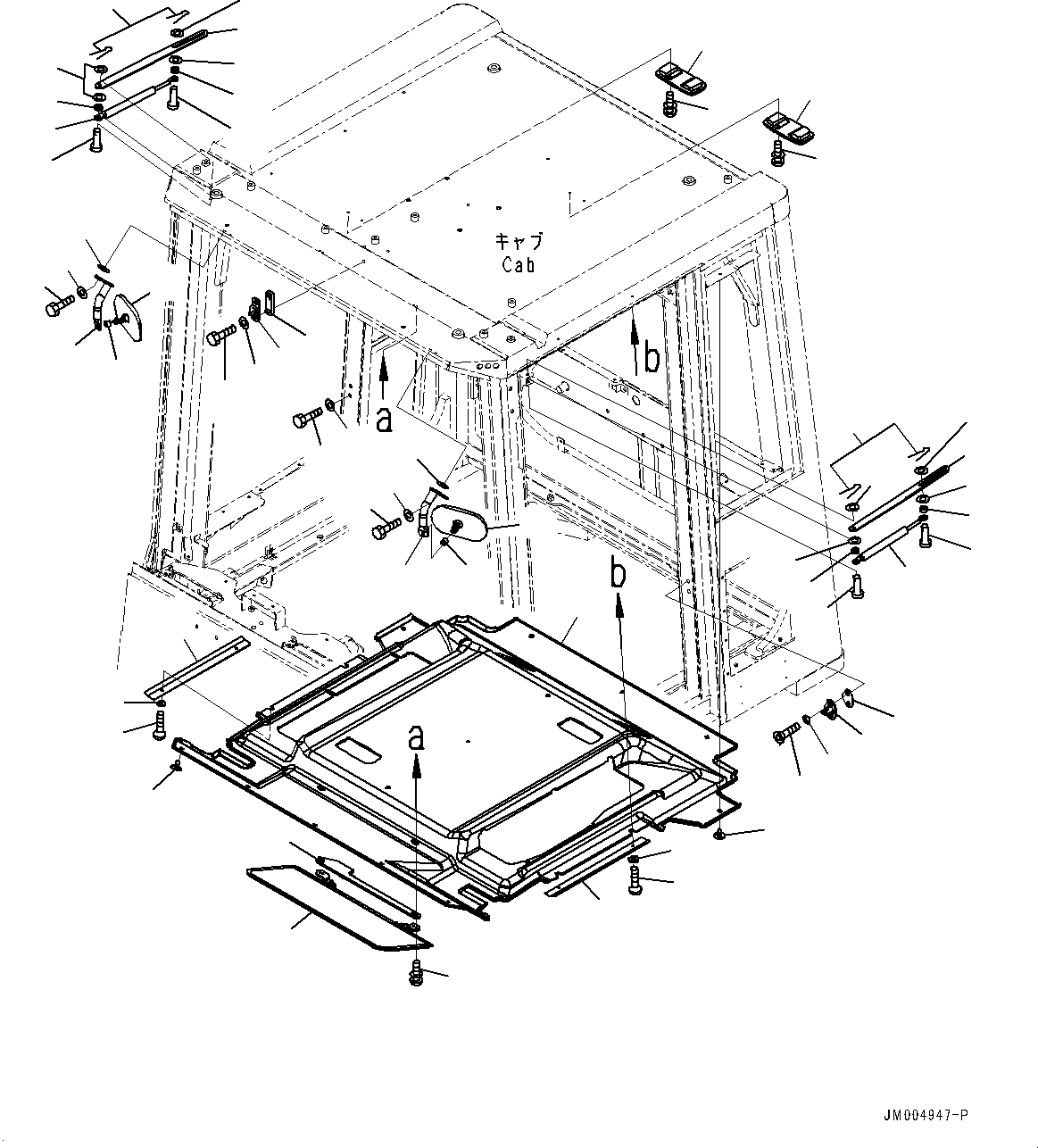 Pad, Roof 426-925-4290 KOMATSU