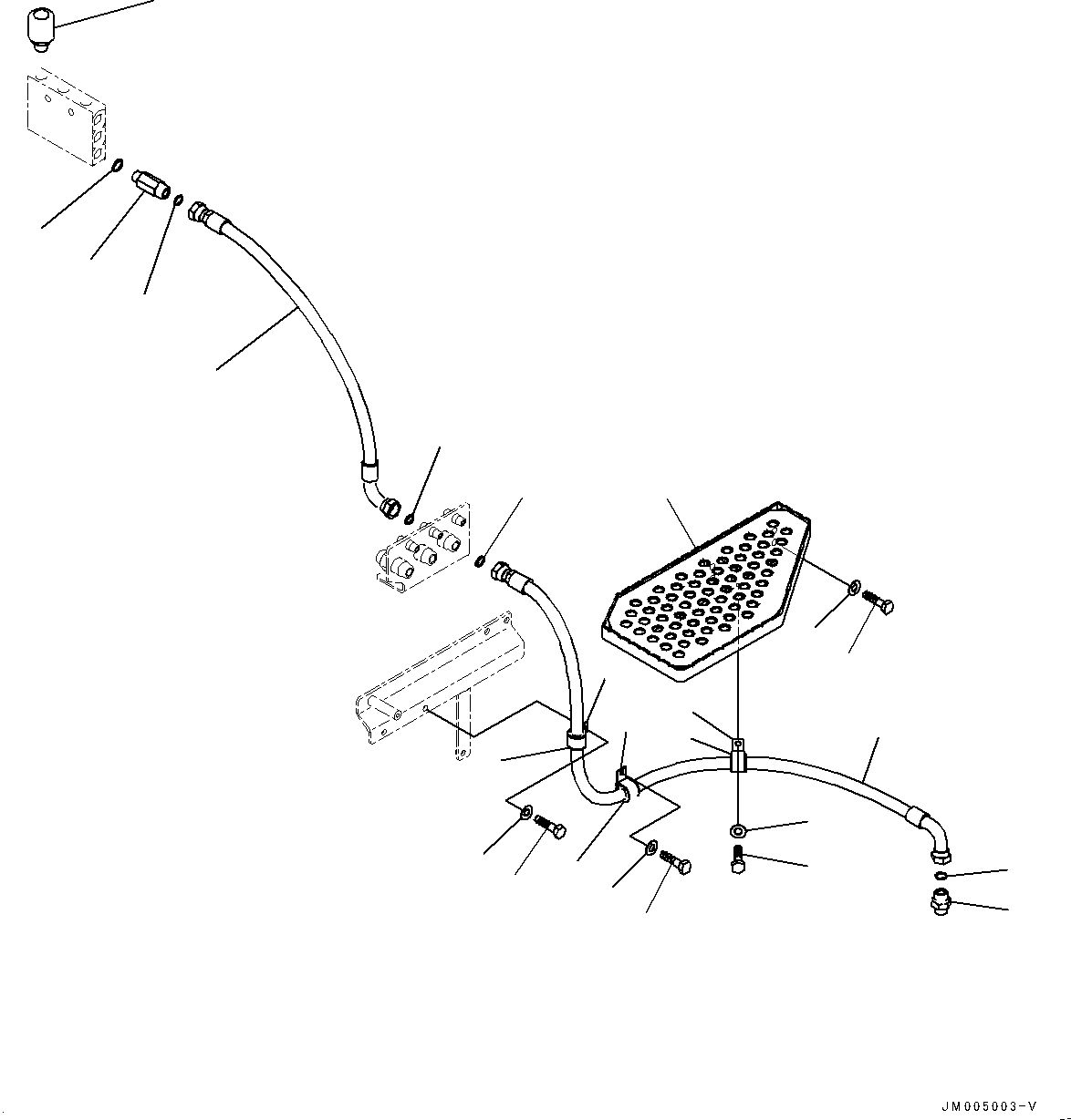 Подножка 42C-62-17251 KOMATSU