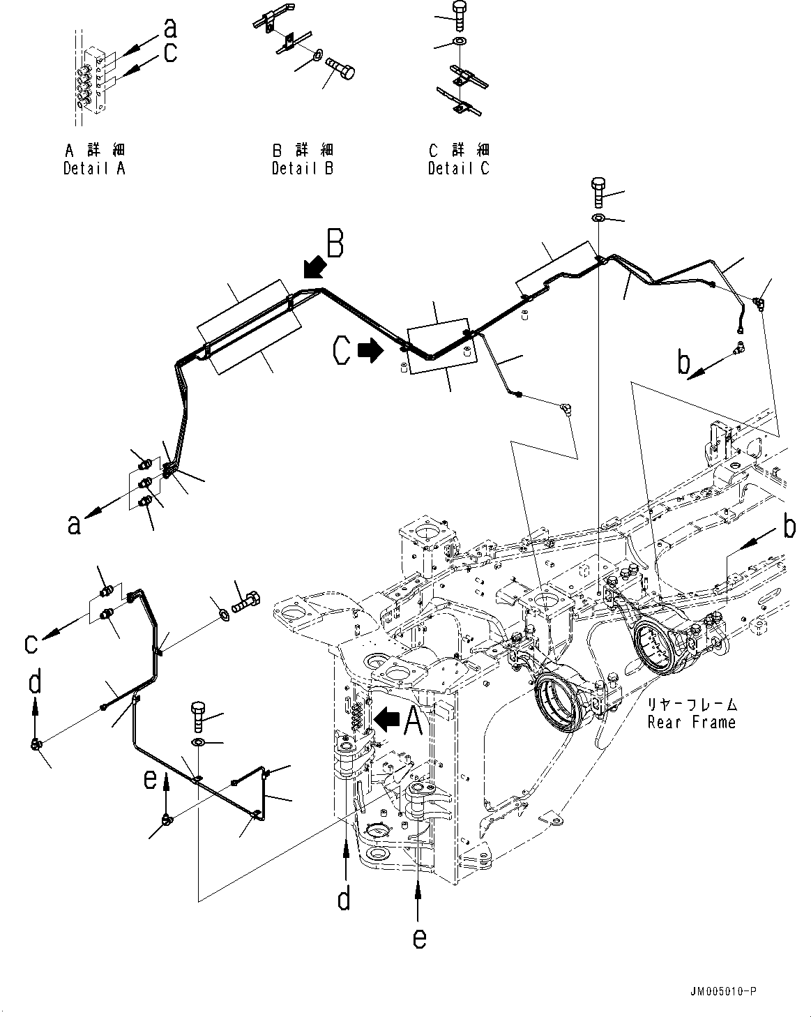 Трубка 426-Z89-4320 KOMATSU