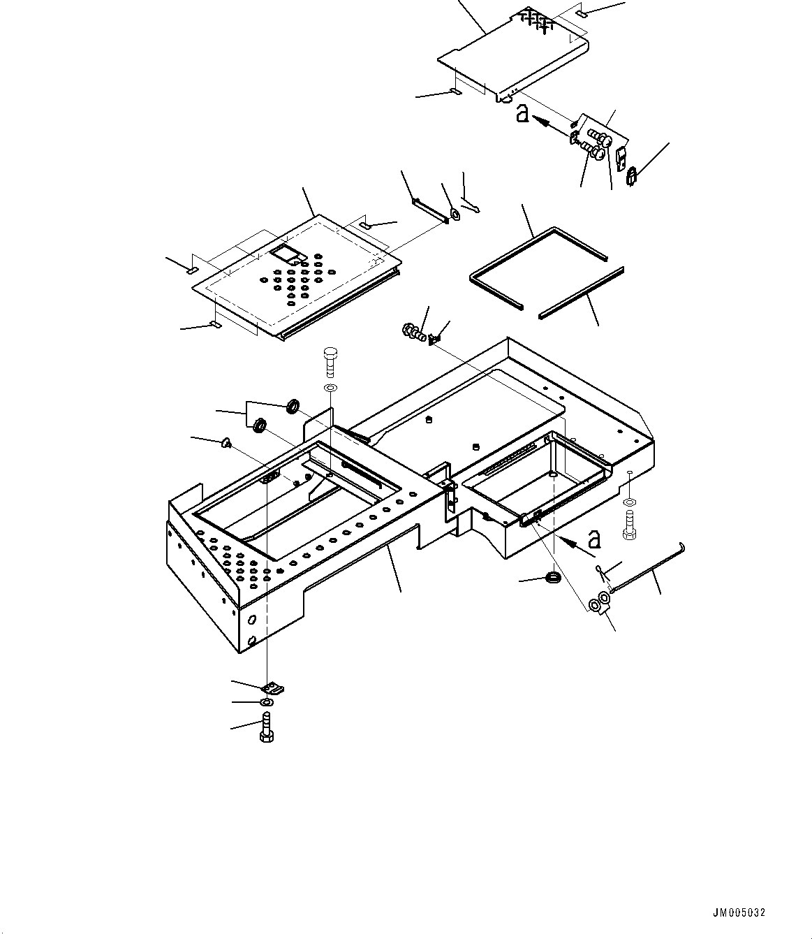 Floor, R.H. 426-Z89-4752 KOMATSU