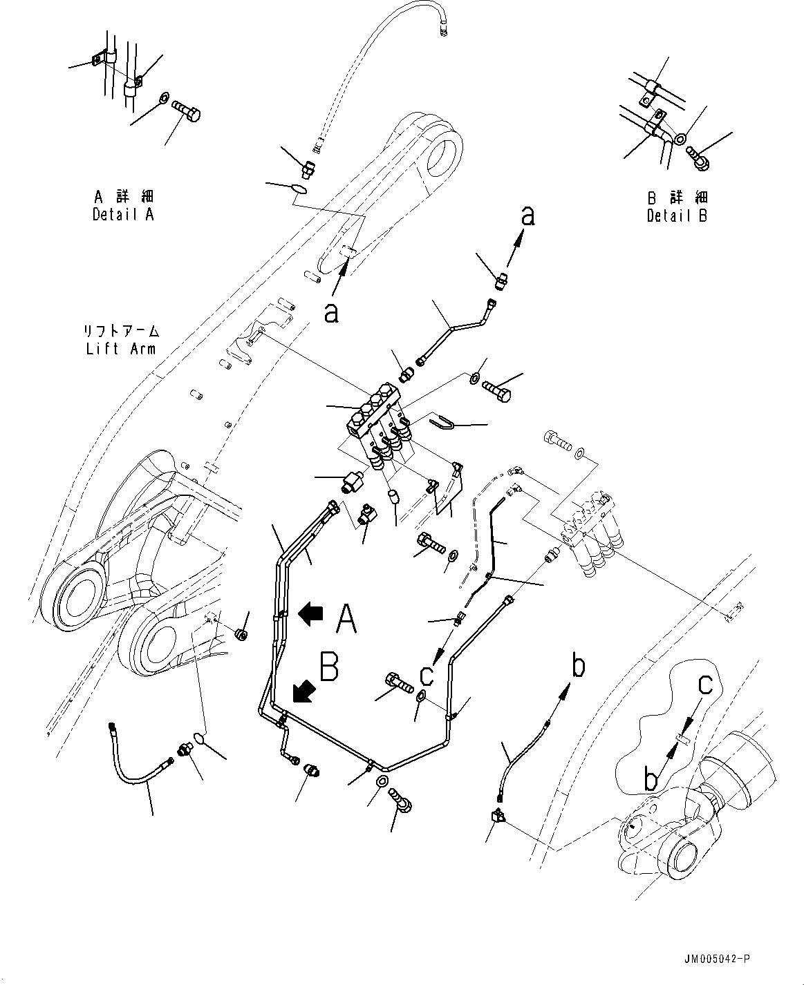 Трубка 426-Z89-6410 KOMATSU