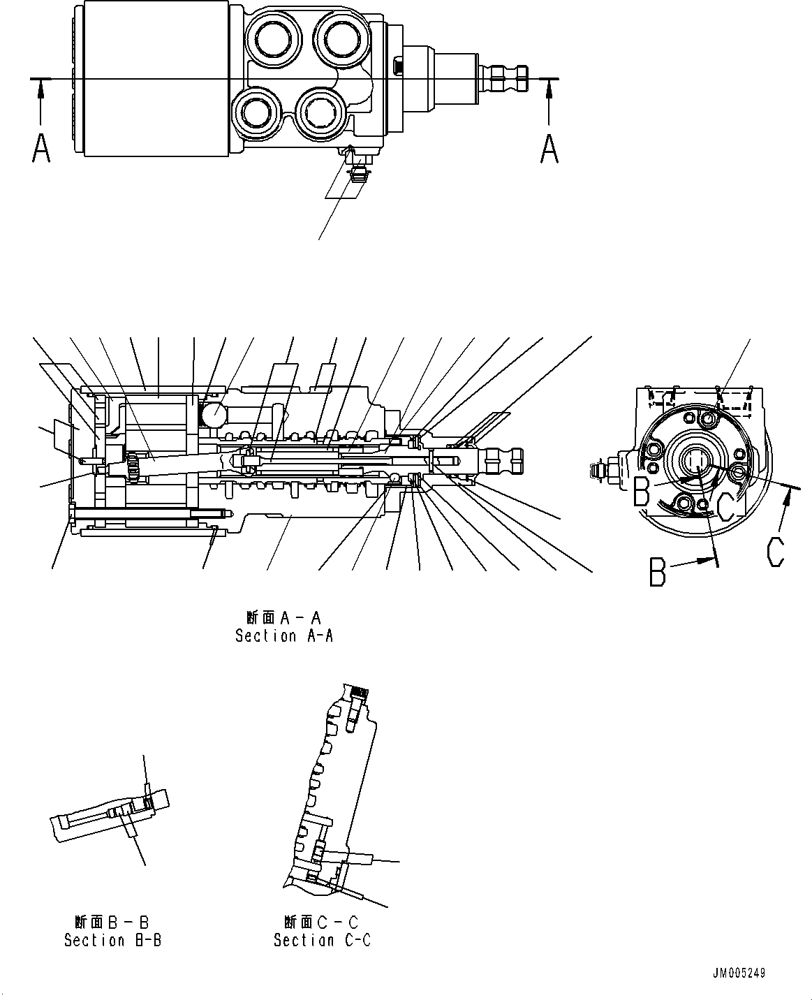 Клапан в сборе 566-40-84301 KOMATSU