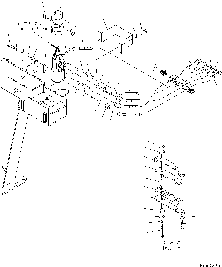 Шланг с торцевым уплотнением 02767-00310 KOMATSU