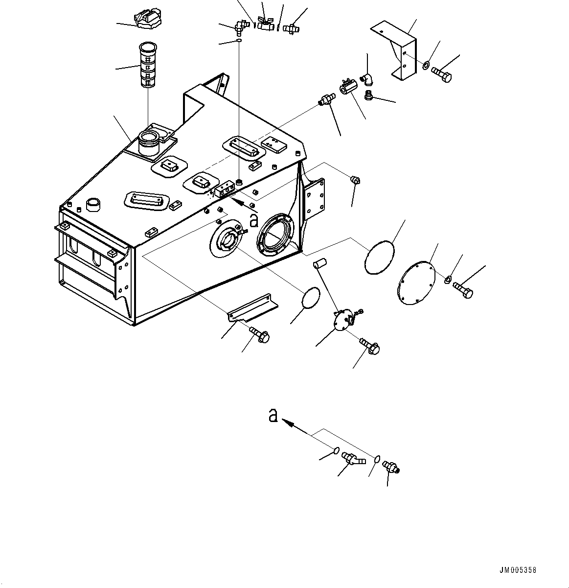 Tank Assembly, Fuel 56B-98-21301 KOMATSU