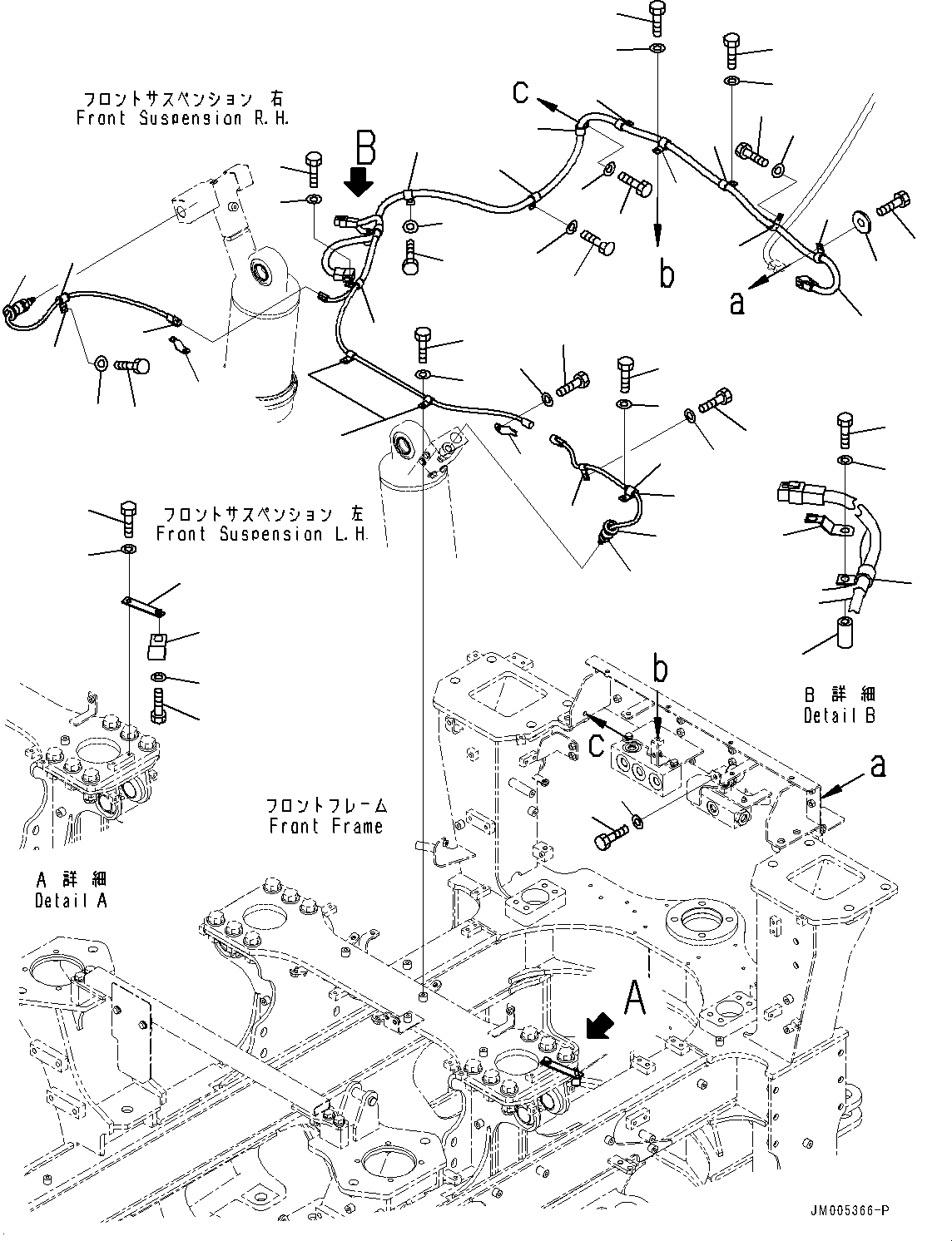 Жгут проводов 56D-86-36541 KOMATSU
