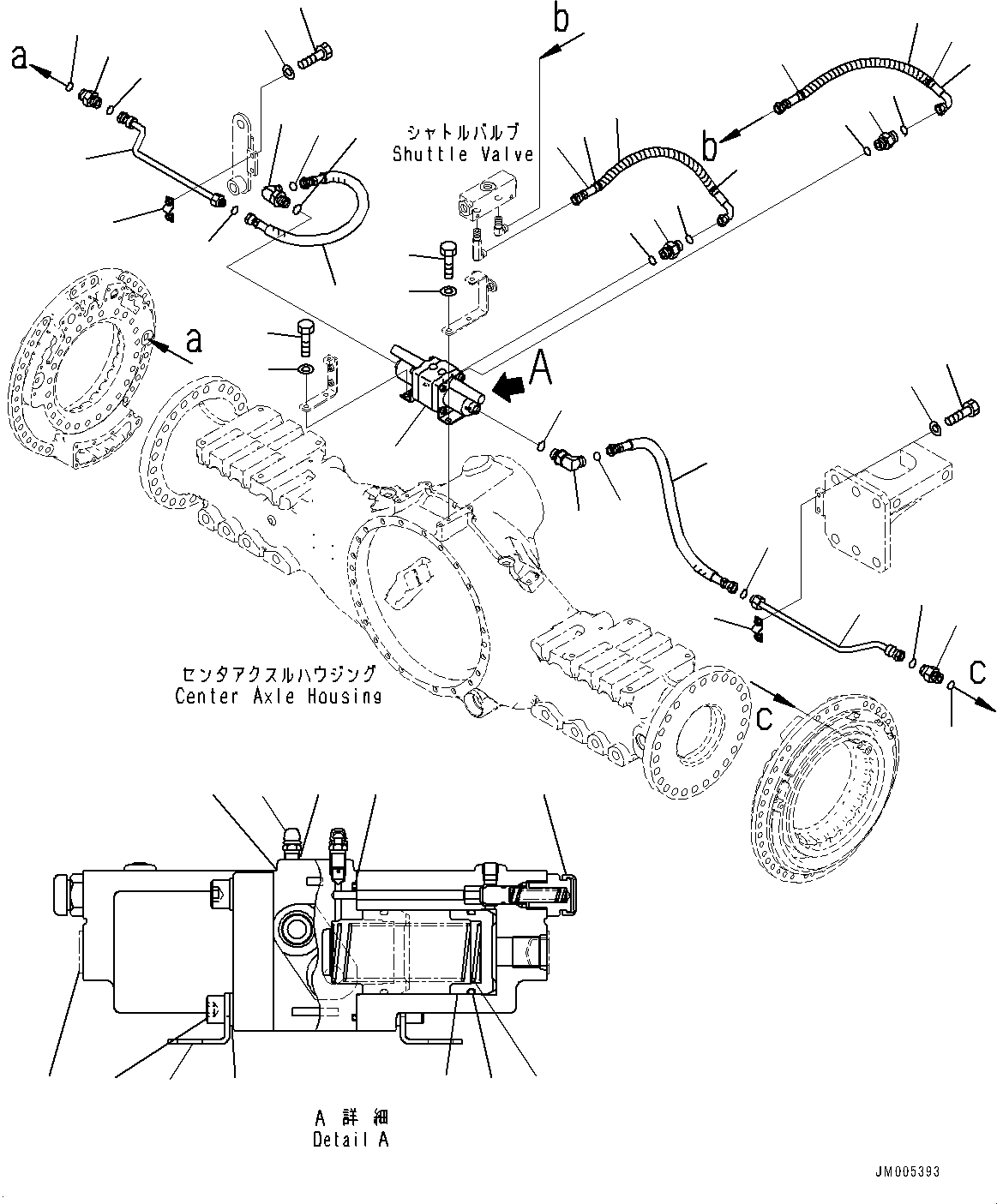 Шланг с торцевым уплотнением 02765-204A7 KOMATSU