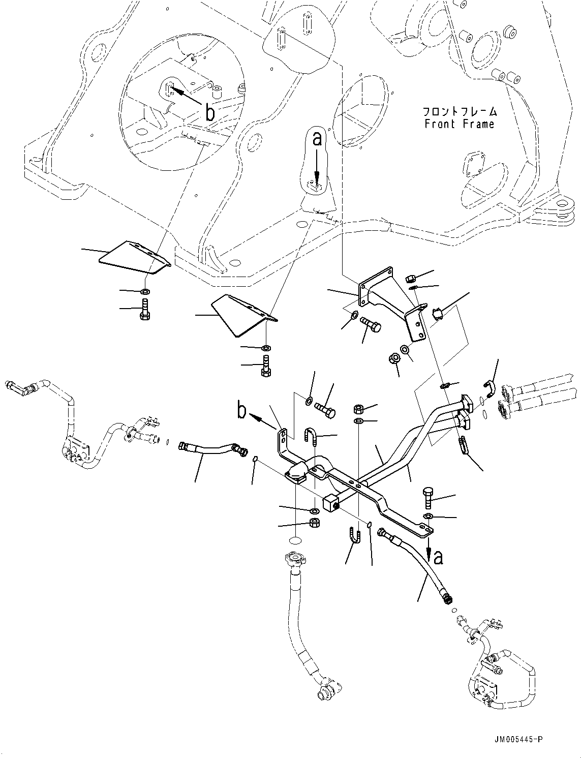 Шланг с торцевым уплотнением 02755-004A4 KOMATSU