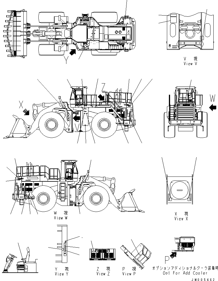 PLATE, INSTRUCTION,APPLY GREASE 427-S05-6830 KOMATSU