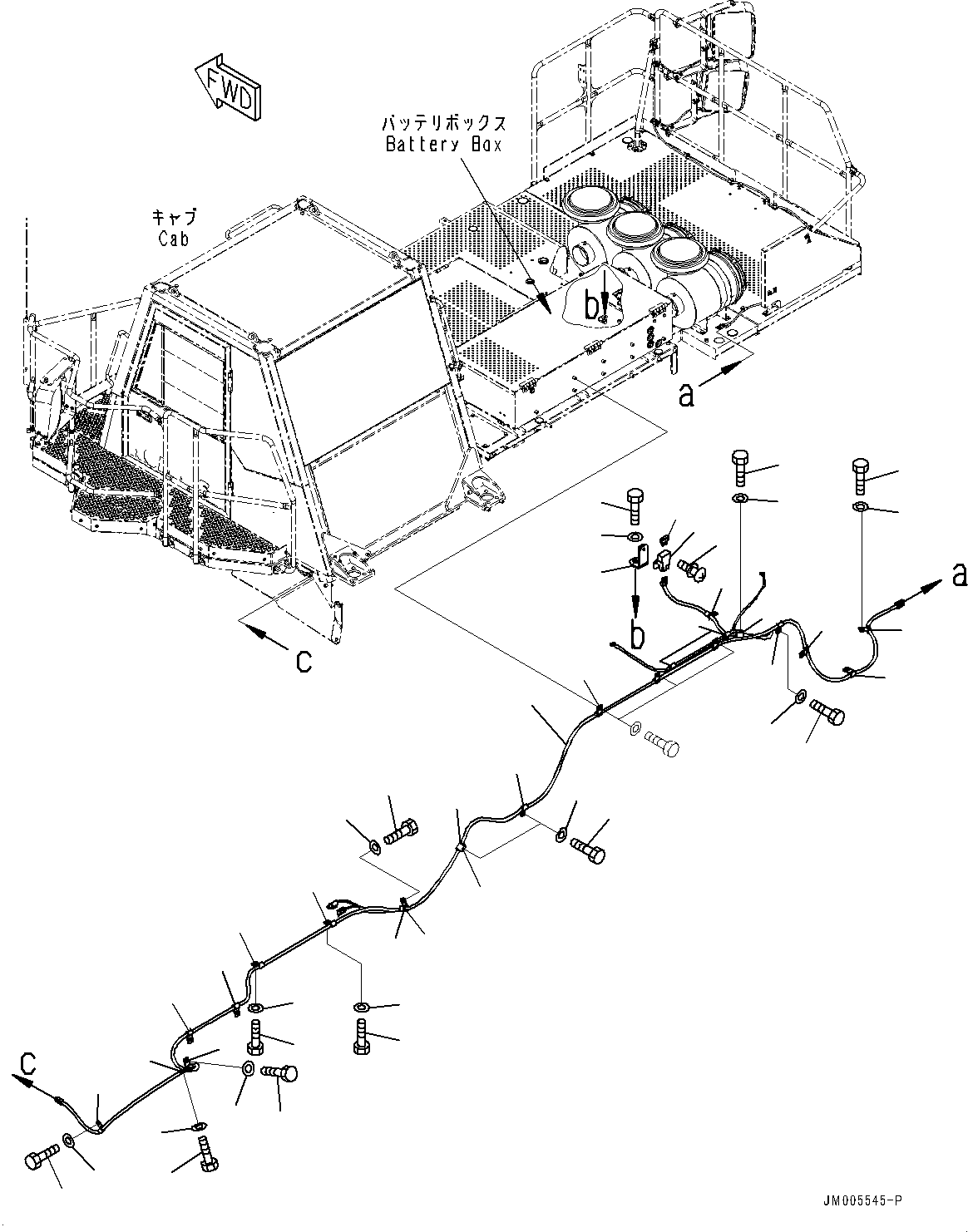 Жгут проводов 561-95-88310 KOMATSU