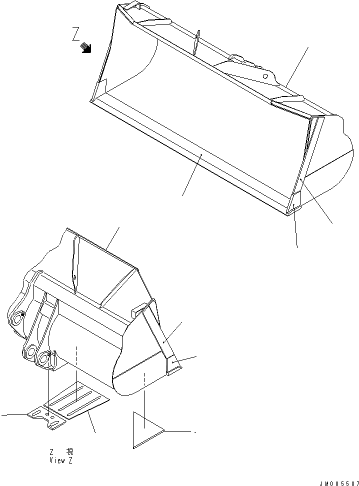 Пластина левая (сварная) 427-70-12151 KOMATSU