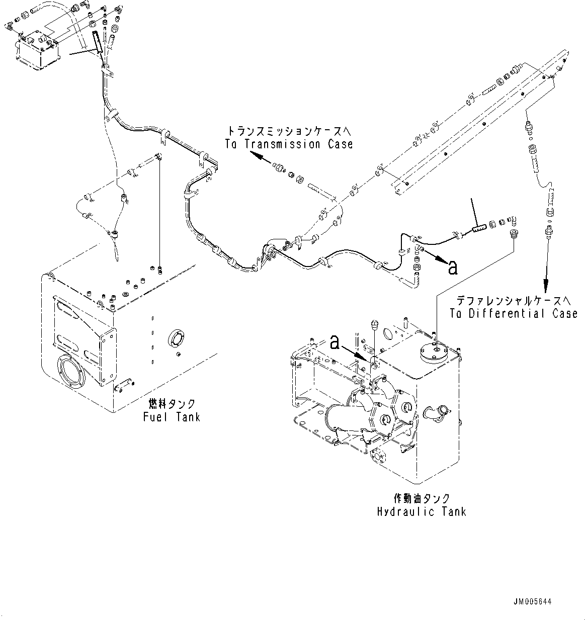 Трубка 07822-00853 KOMATSU