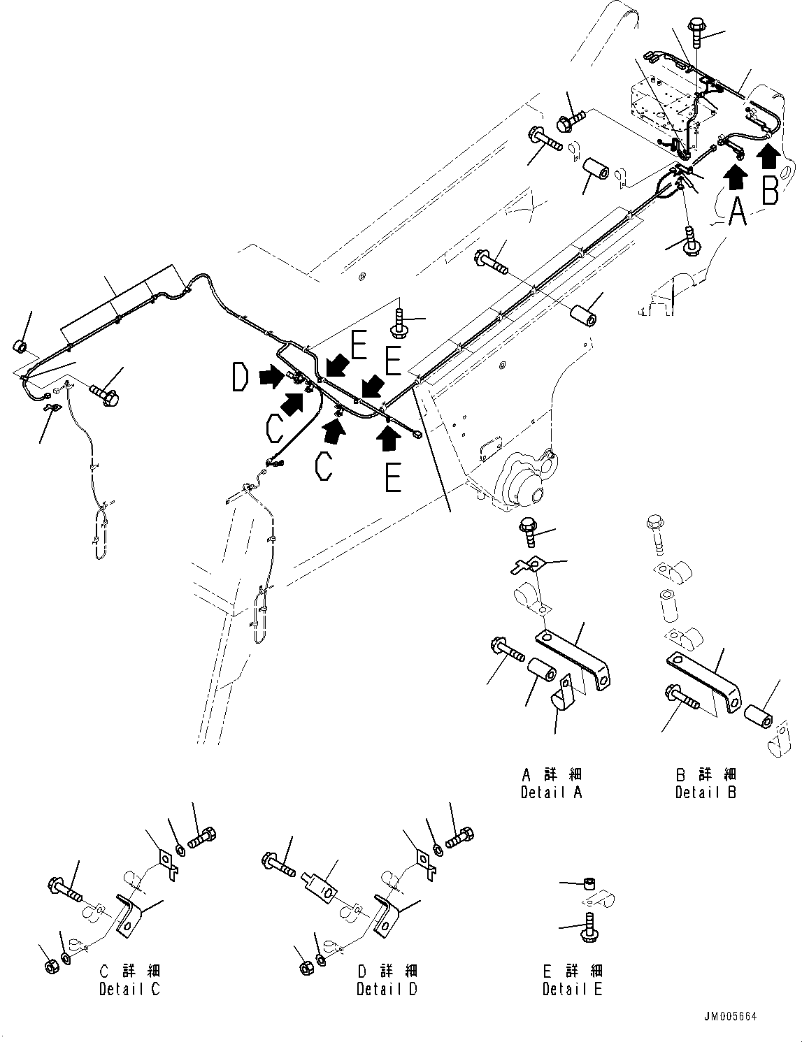 Жгут проводов 569-88-88220 KOMATSU