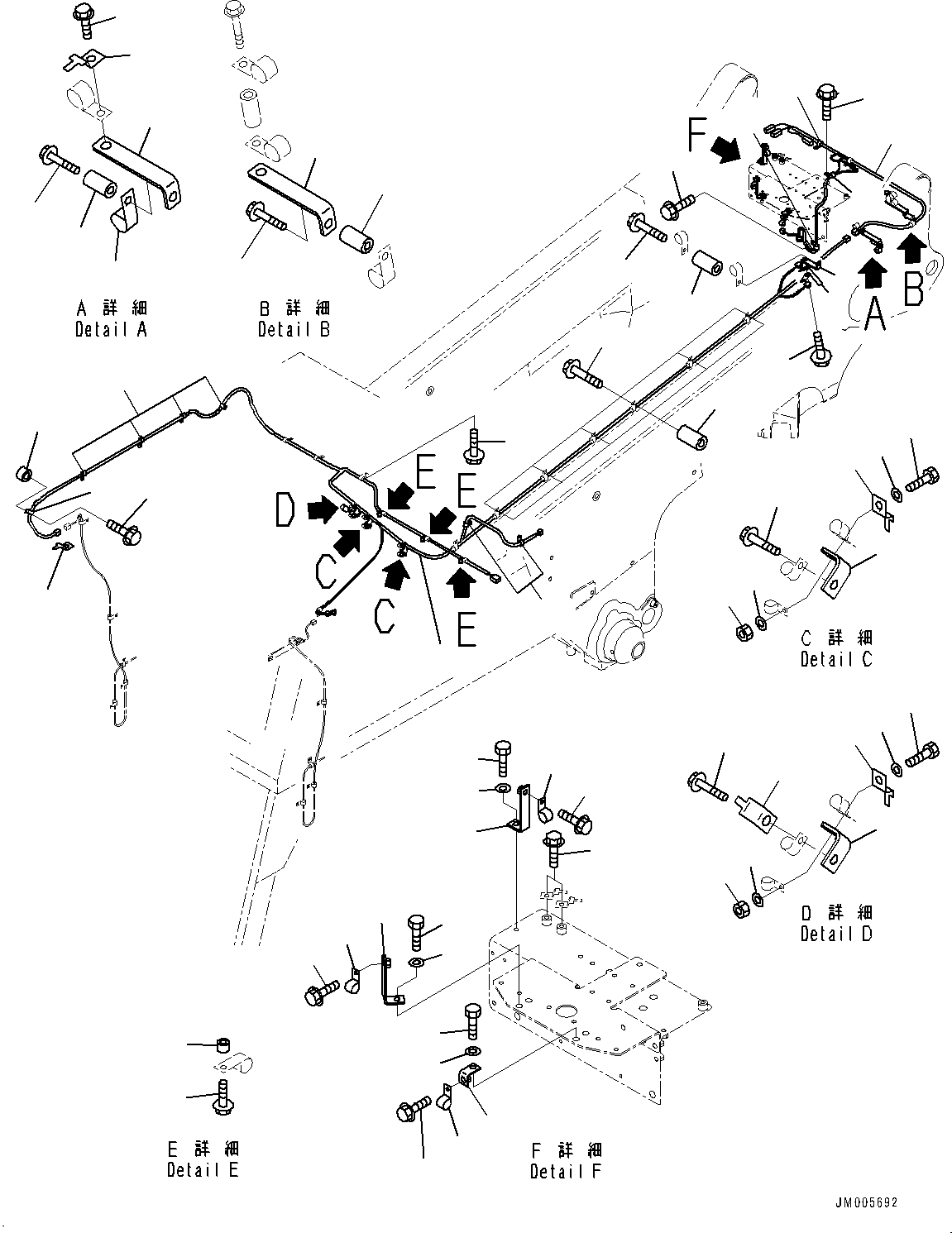 Жгут проводов 569-88-88990 KOMATSU