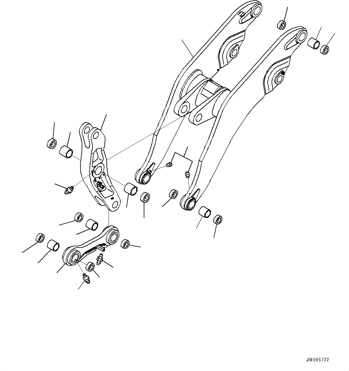 Boom Assembly 427-S31-2830 KOMATSU