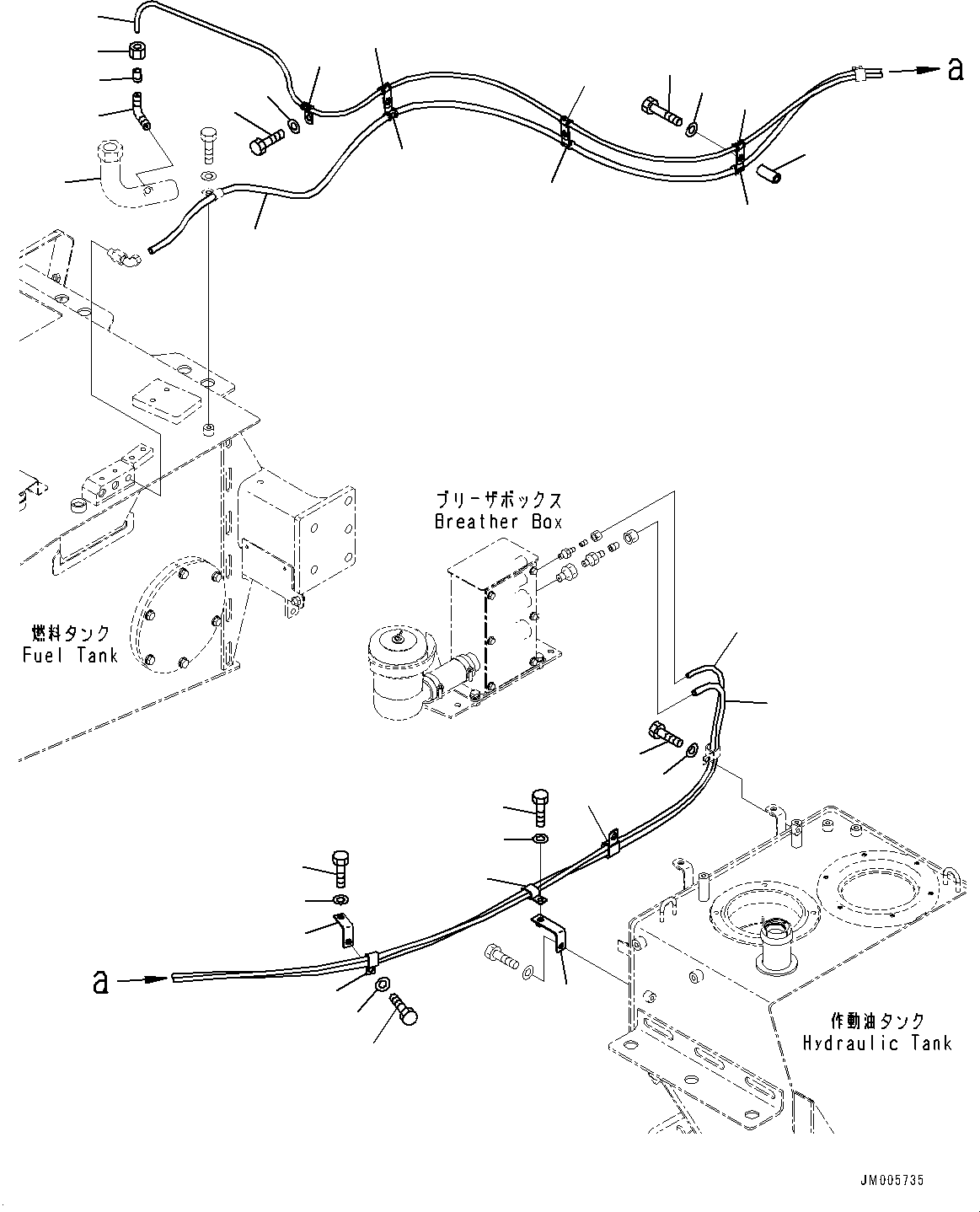 Filler(Front Differential Gear Case Mounting,Sandy and Dusty Terrain Arrangement) (56D-92-12310) KOMATSU