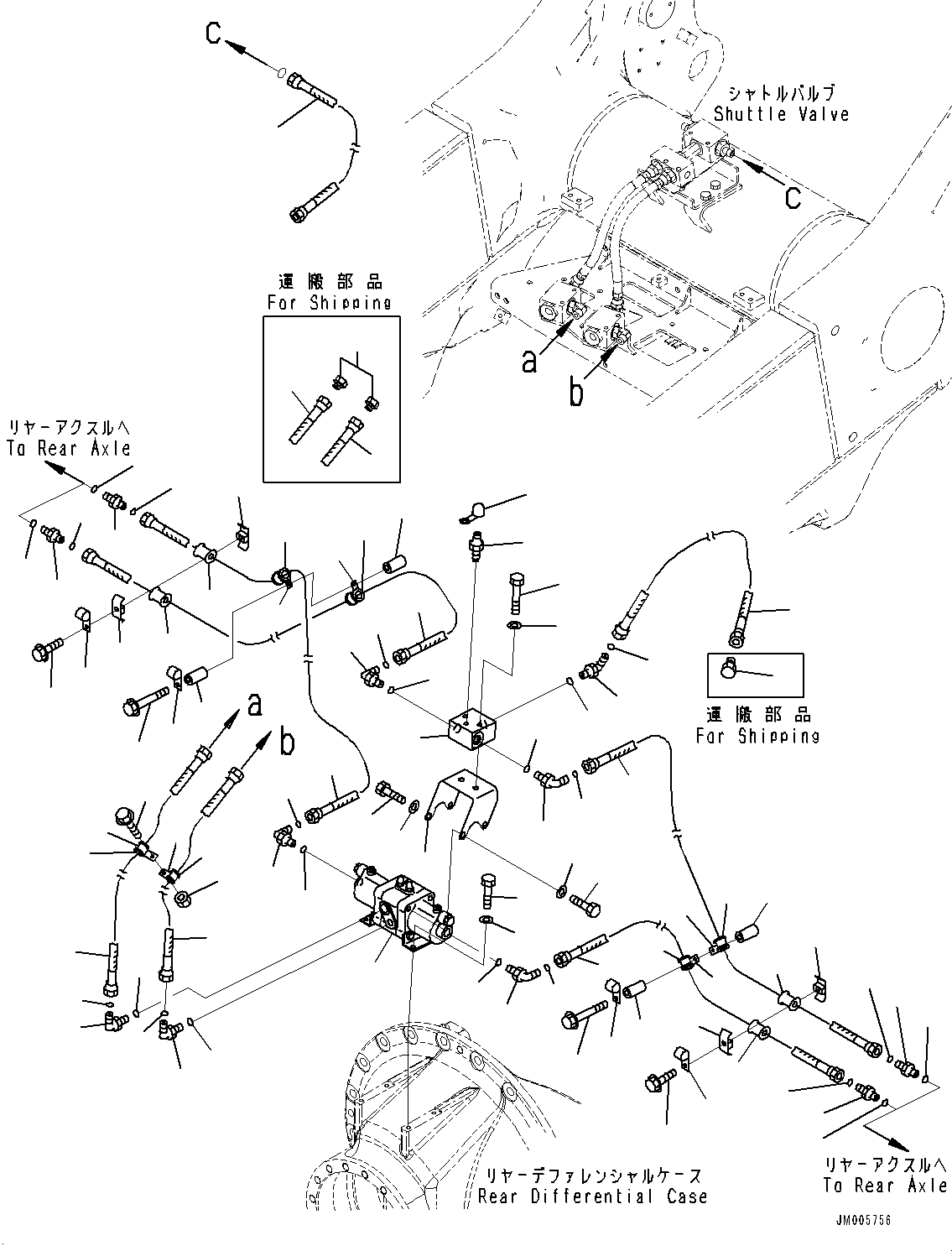 Шланг с торцевым уплотнением 02767-004A6 KOMATSU