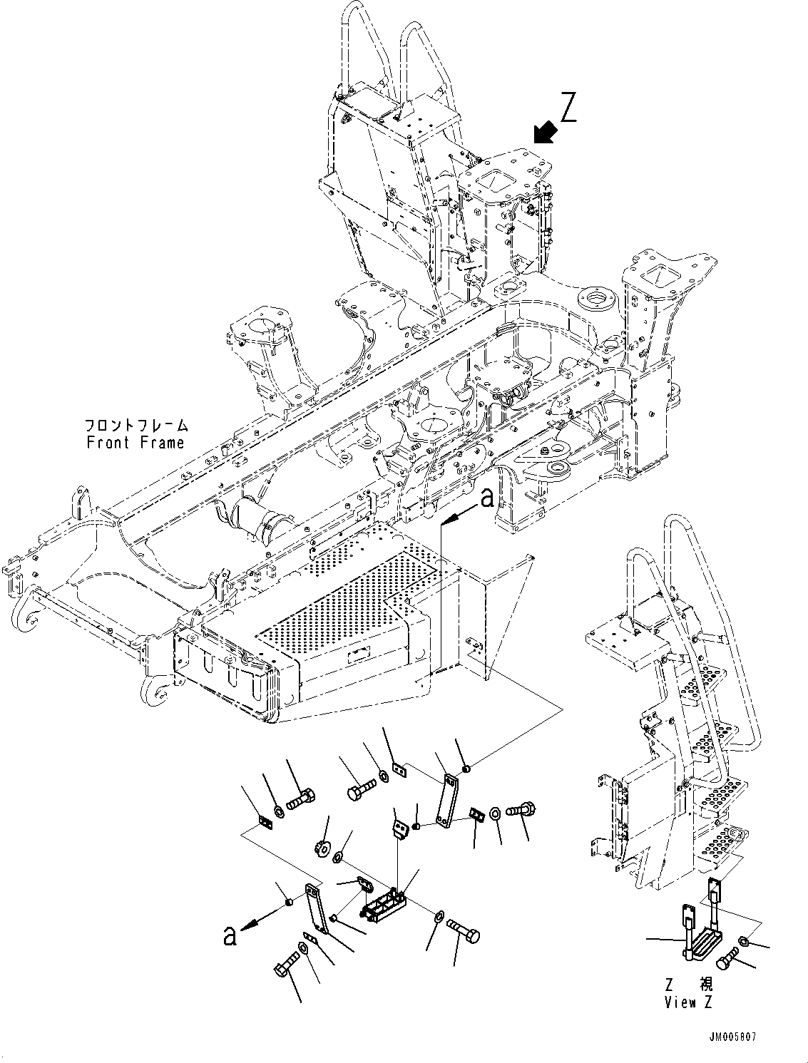 Резиновый элемент 56D-54-39360 KOMATSU