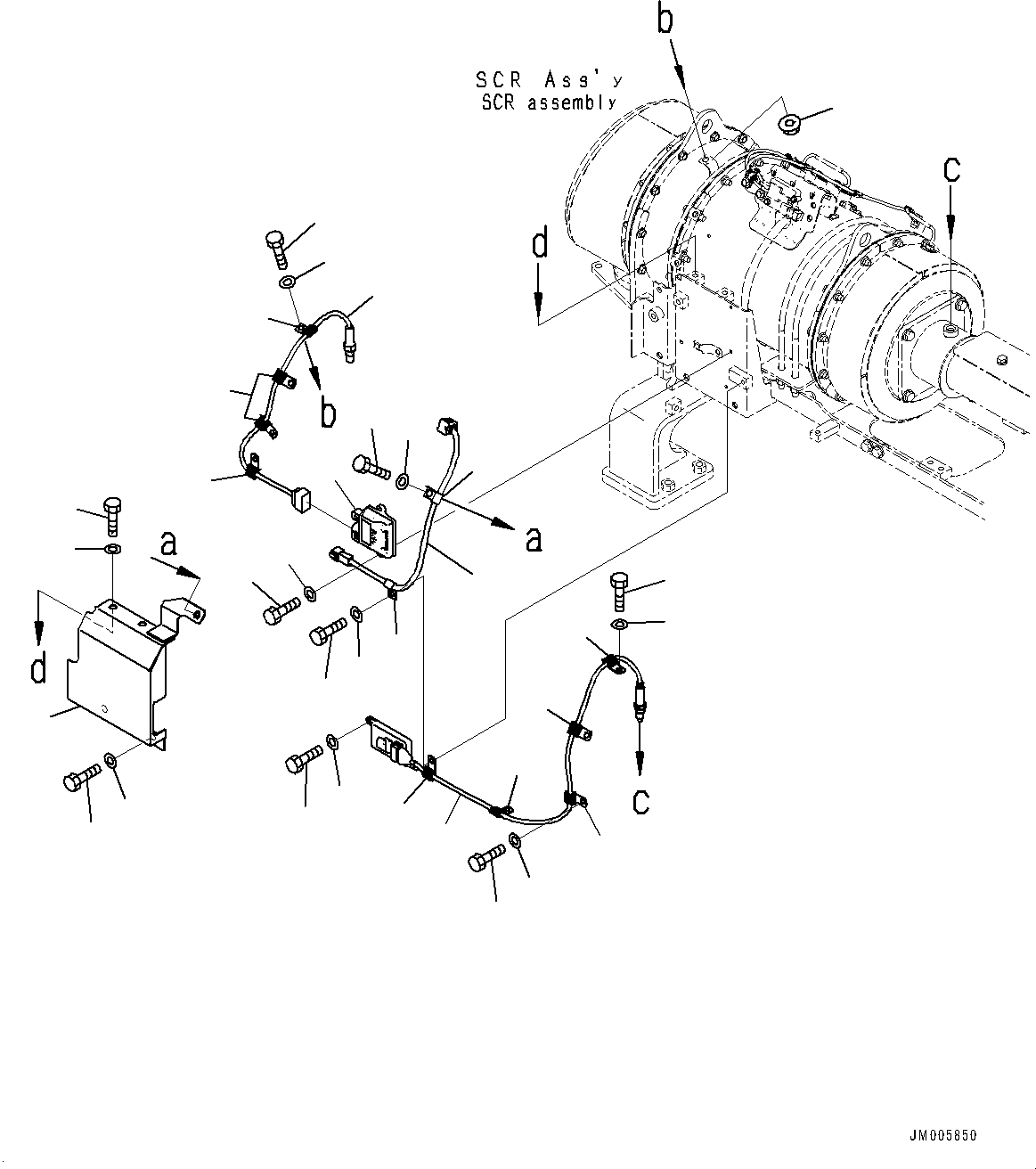 Жгут проводов 56D-06-53470 KOMATSU