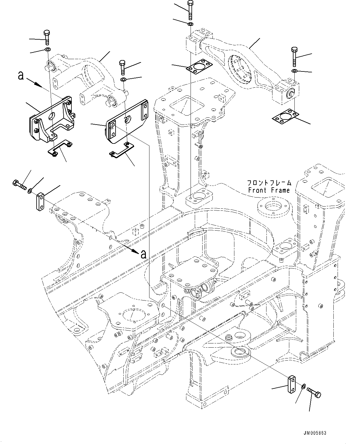 Trunnion(Transmission Group,Trunnion) (56E-16-27112) KOMATSU