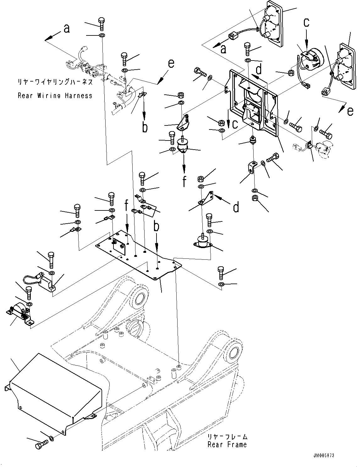 Кронштейн 56D-06-55110 KOMATSU