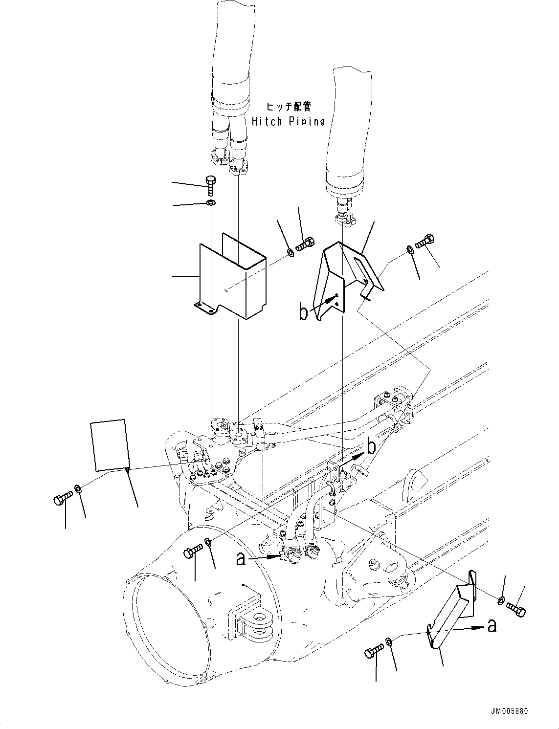 Крышка 56D-02-51650 KOMATSU
