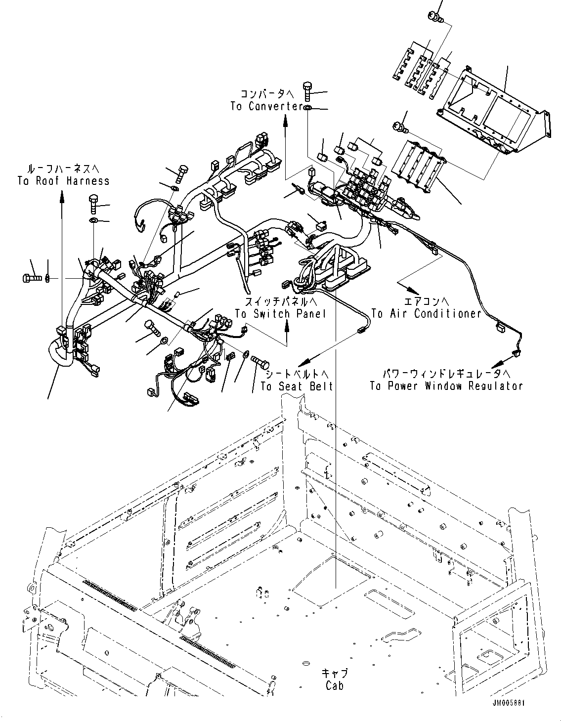 Жгут проводов 56D-06-56510 KOMATSU