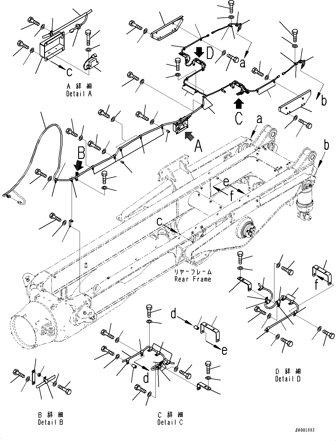 Жгут проводов 56D-86-36552 KOMATSU
