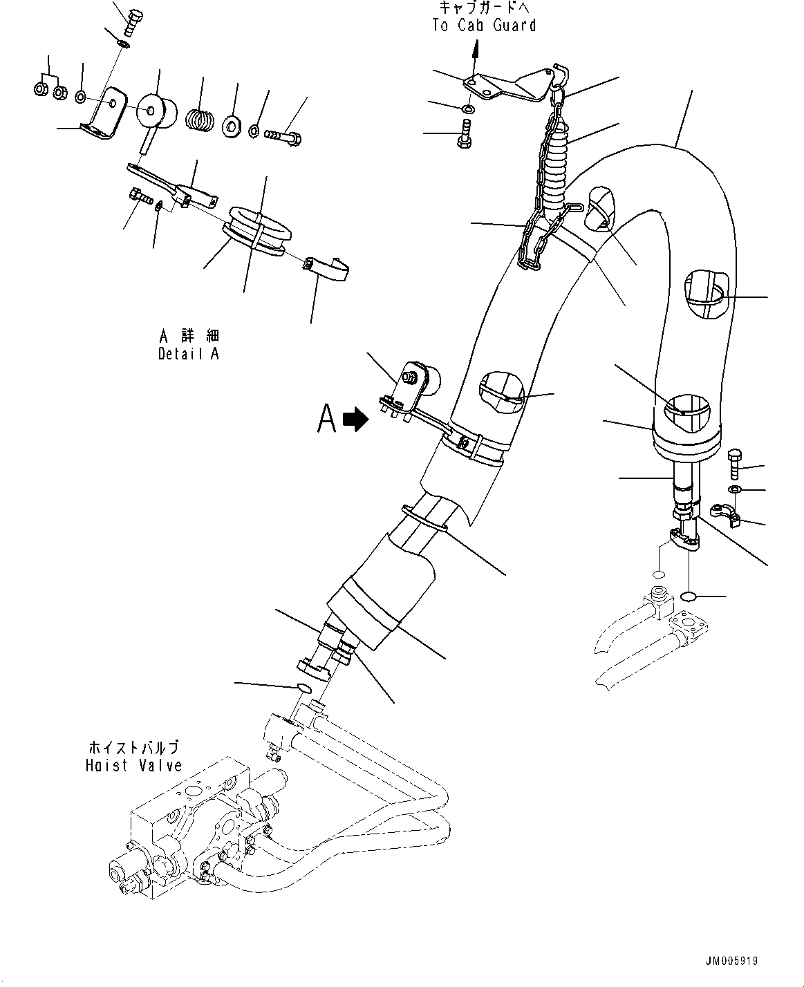Шланг в сборе 56D-61-58130 KOMATSU