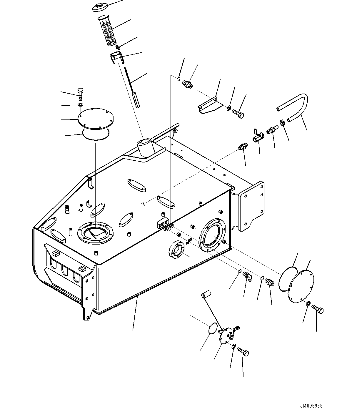 Tank Assembly, Fuel 56B-82-31202 KOMATSU