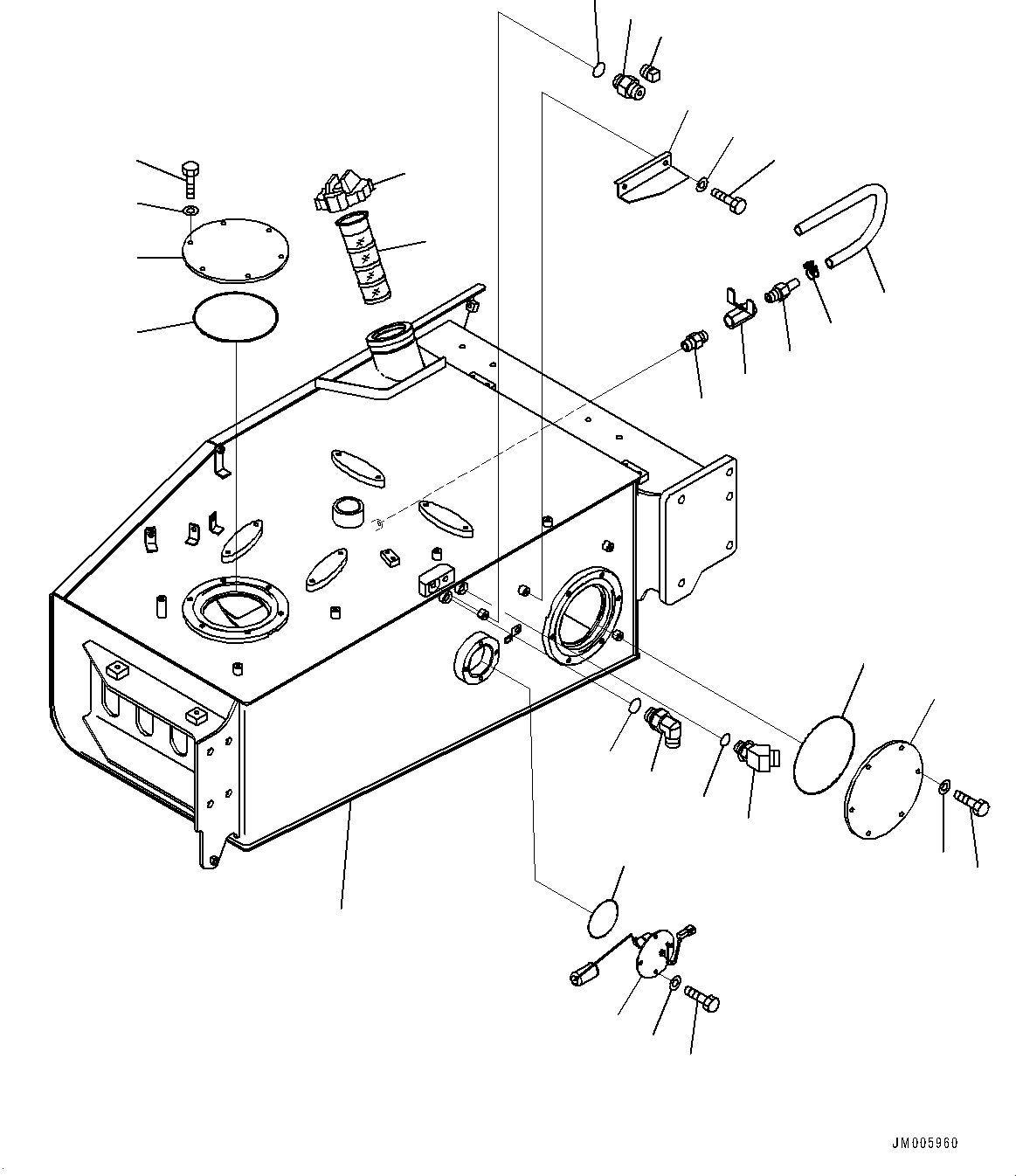 Tank Assembly, Fuel 56B-04-3A611 KOMATSU