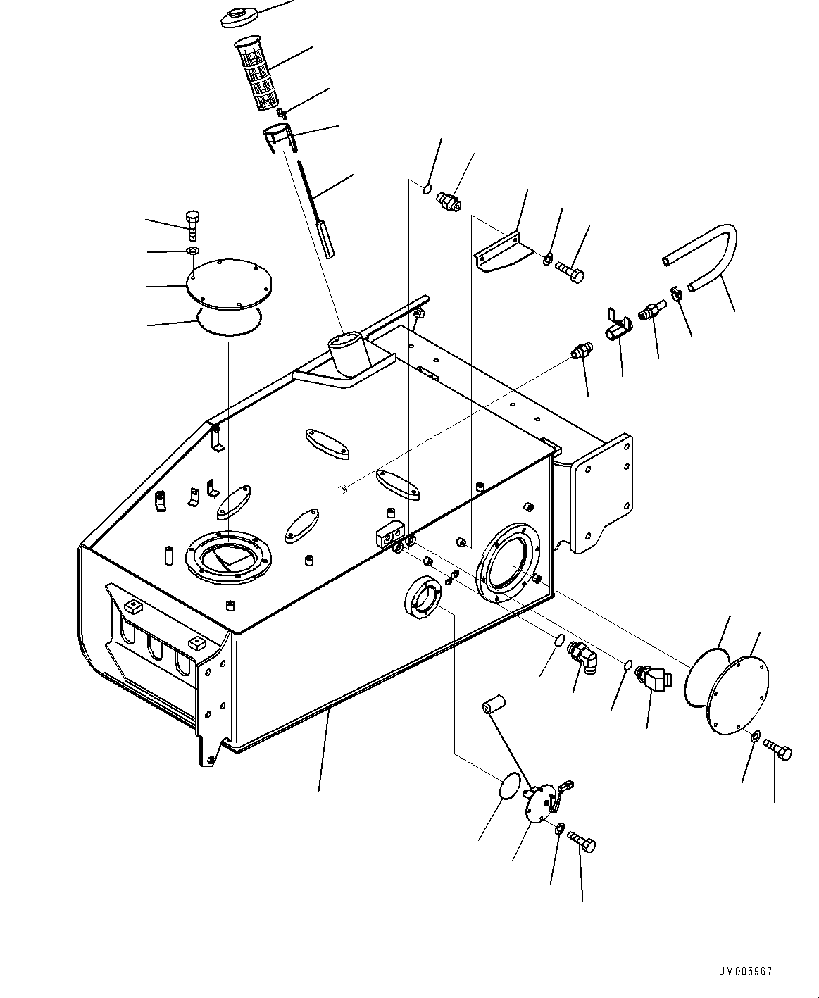 Tank Assembly, Fuel 56B-04-31114 KOMATSU