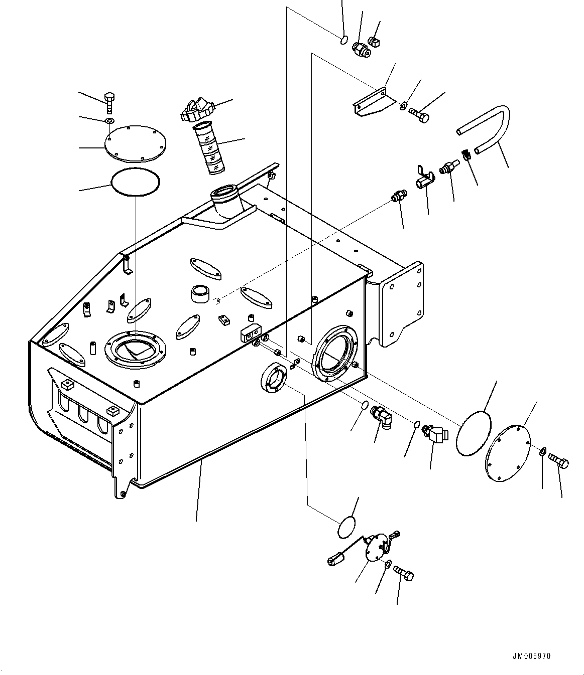 Tank Assembly, Fuel 56B-82-3A201 KOMATSU
