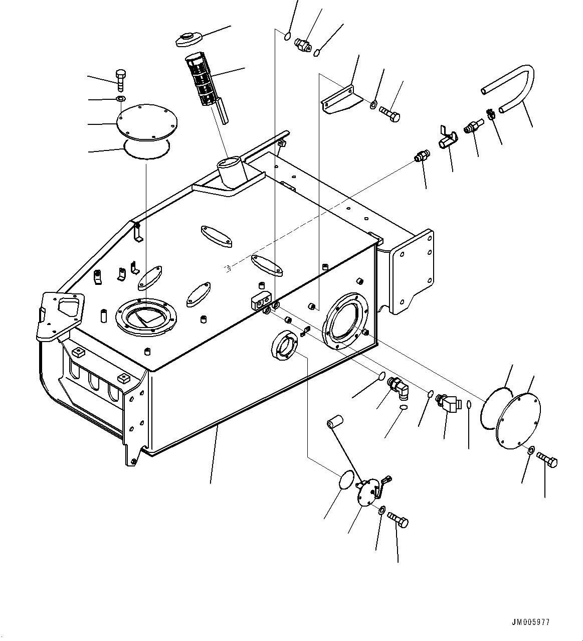 Tank Assembly, Fuel 56B-98-3A671 KOMATSU
