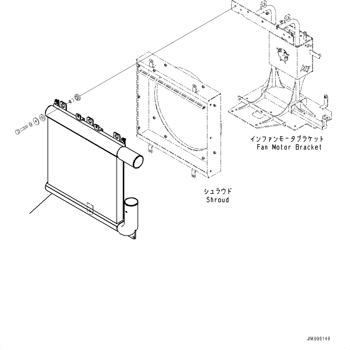 Aftercooler Assembly 56B-03-53100 KOMATSU