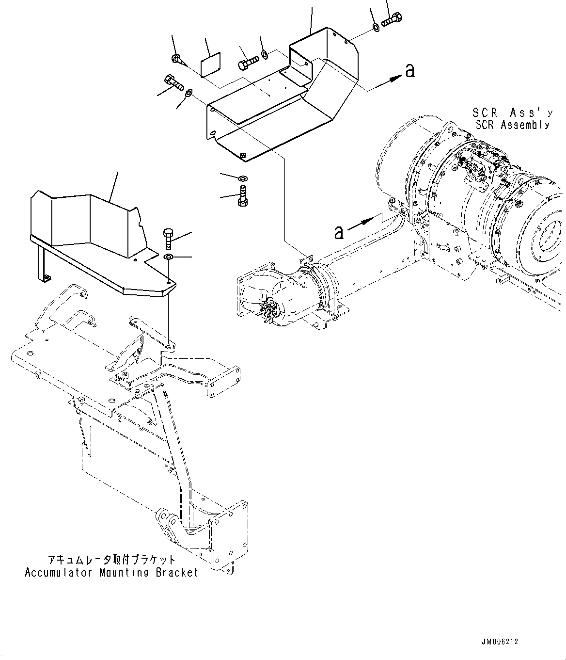 Крышка 56B-02-51721 KOMATSU